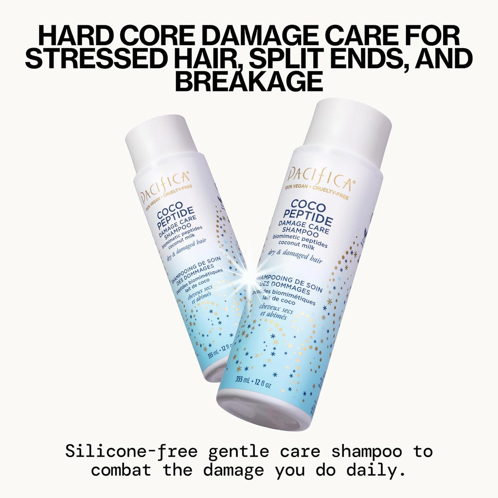 Pacifica Coco Peptide Damage Care Champú y Acondicionador Set \u201...