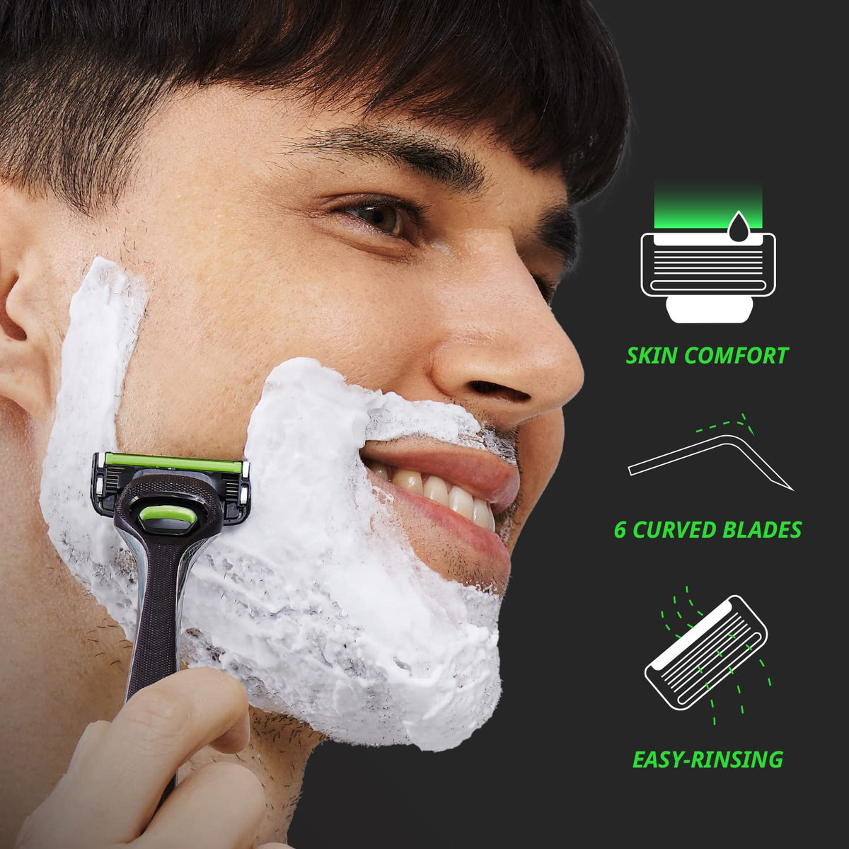 Dorco Pace 6 Pro - Sistema de maquinilla de afeitar de seis cuchill...