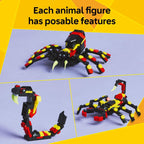 LEGO Creator 31159 - Juguete de araña sorprendente de animales salvajes 3 en 1, juguete de construcción con 3 opciones de construcción, araña, escorpión o serpiente, figuras de animales para niños