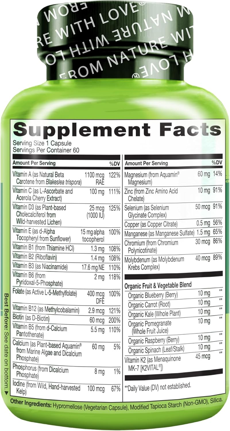 NATURELO - Multivitamínico diario para los hombres
