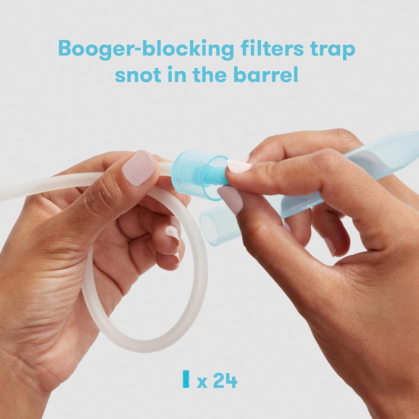 Frida Baby - Aspirador nasal para bebé con 20 filtros higiénicos ex...