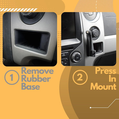 Soporte de teléfono para Ford F-150 2009-2014, Lincoln Mark LT 2010-1014 - Ajuste personalizado en el soporte de teléfono de bolsillo para tablero