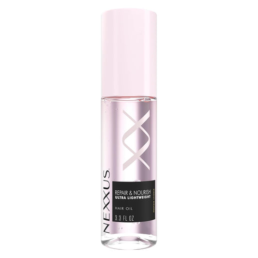 Nexxus Aceite para el cabello ultraligero para reparar y nutrir para una nutrición intensa con tecnología StyleProtect y aceite de rosa de Jericó, 3.3 onzas
