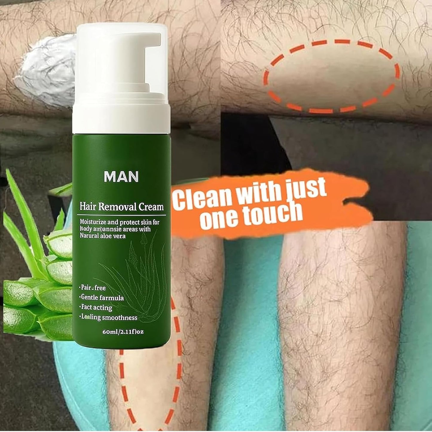 Depilación Botane, Depilación Botane Man, Aloe Vera natural, rápida...