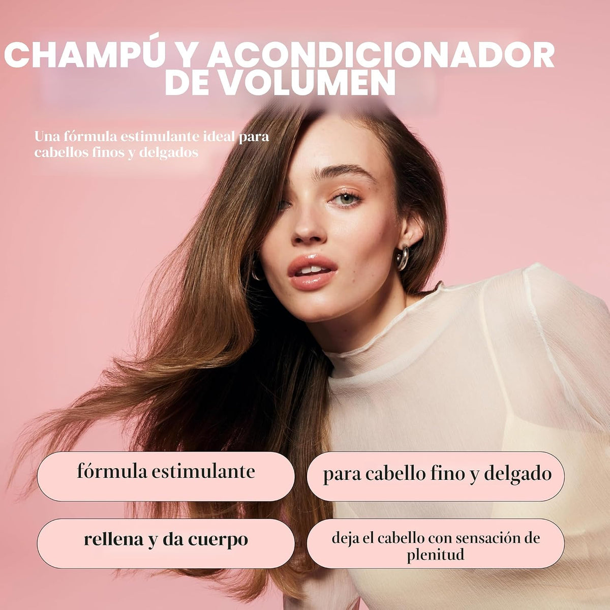 MONDAY HAIRCARE Juego de Champú + Acondicionador de Volumen (2 unid...