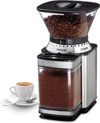 Cuisinart - Molinillo eléctrico de café con rebabas, 18 ajustes, 4-...