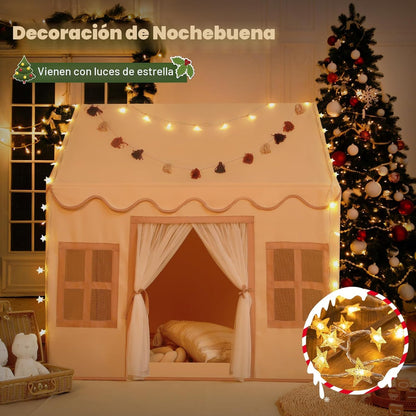 Senodeer Tienda de campaña para niños en el interior: con alfombra,...