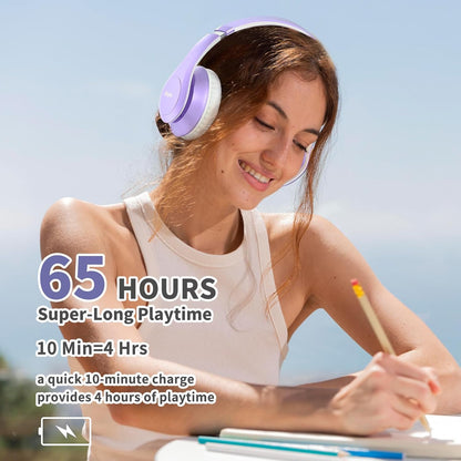 Uliptz Auriculares Bluetooth inalámbricos, tiempo de reproducción d...