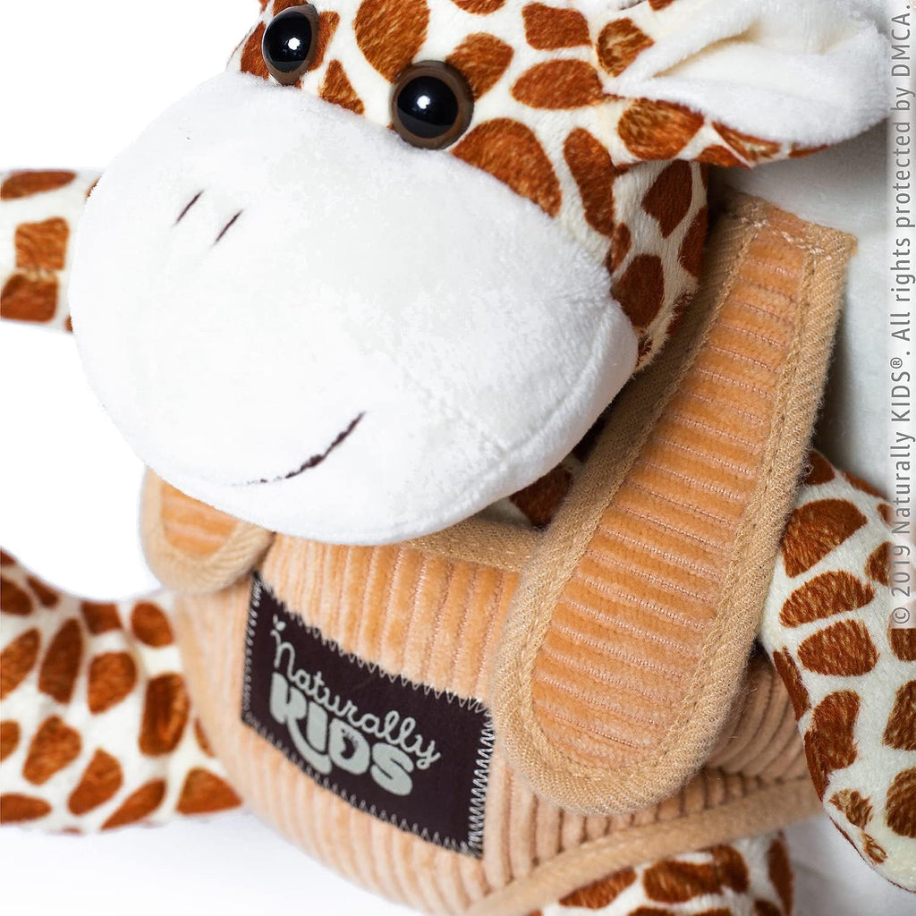 Mochila para niños pequeños Naturally KIDS con. Juguete de jirafa d...