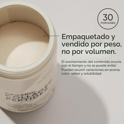 Sports Research® Péptidos de colágeno orgánico - Polvo de proteína...