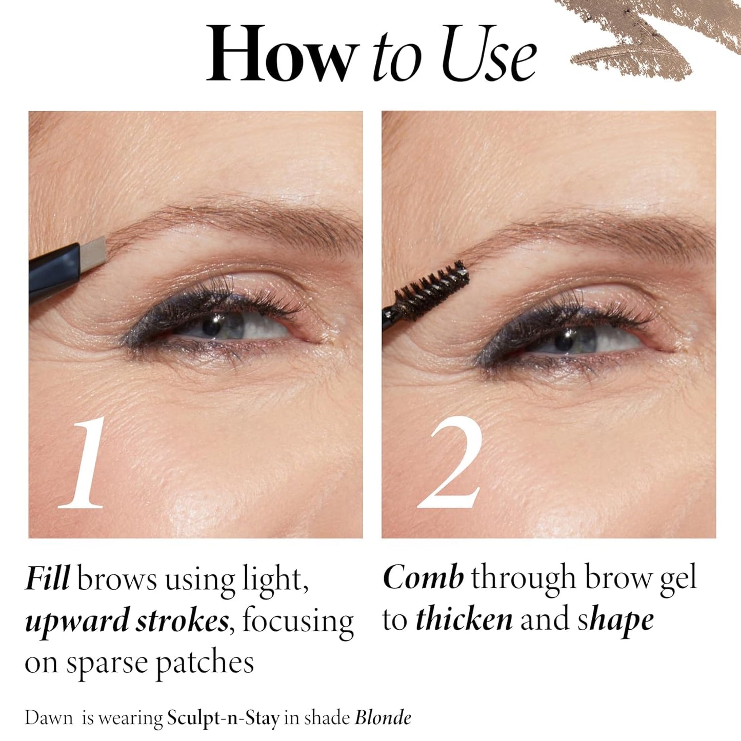 LAURA GELLER NEW YORK Sculpt-n-Stay - Lápiz impermeable para cejas...