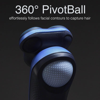 Remington Limitless X7 - Afeitadora para hombre, cuchillas de titanio y tecnología Power Sense, afeitadora eléctrica giratoria de rendimiento avanzado con bola pivotante para comodidad de piel sensible, 100% impermeable.