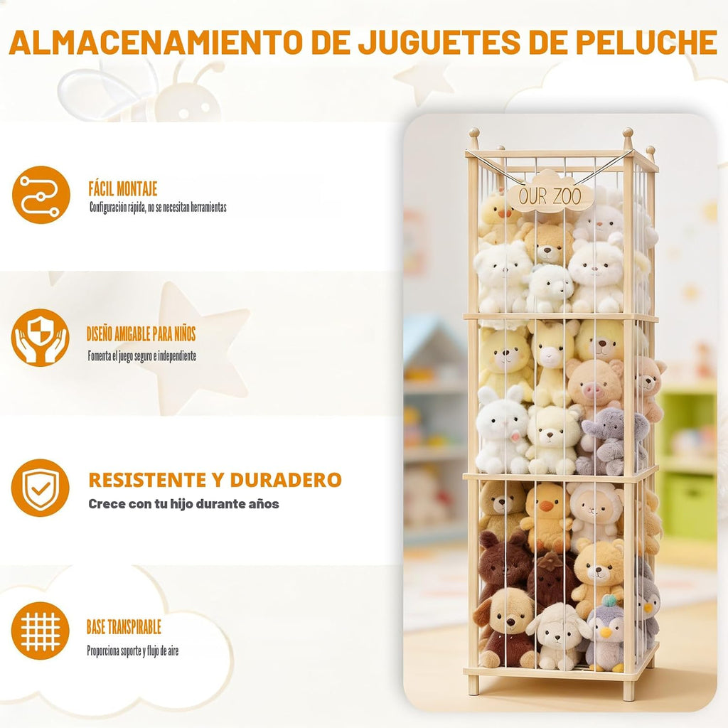 MIRCNY Animales de peluche Zoológico Torre