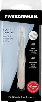Tweezerman - Pinza inclinadas para cejas de acero inoxidable