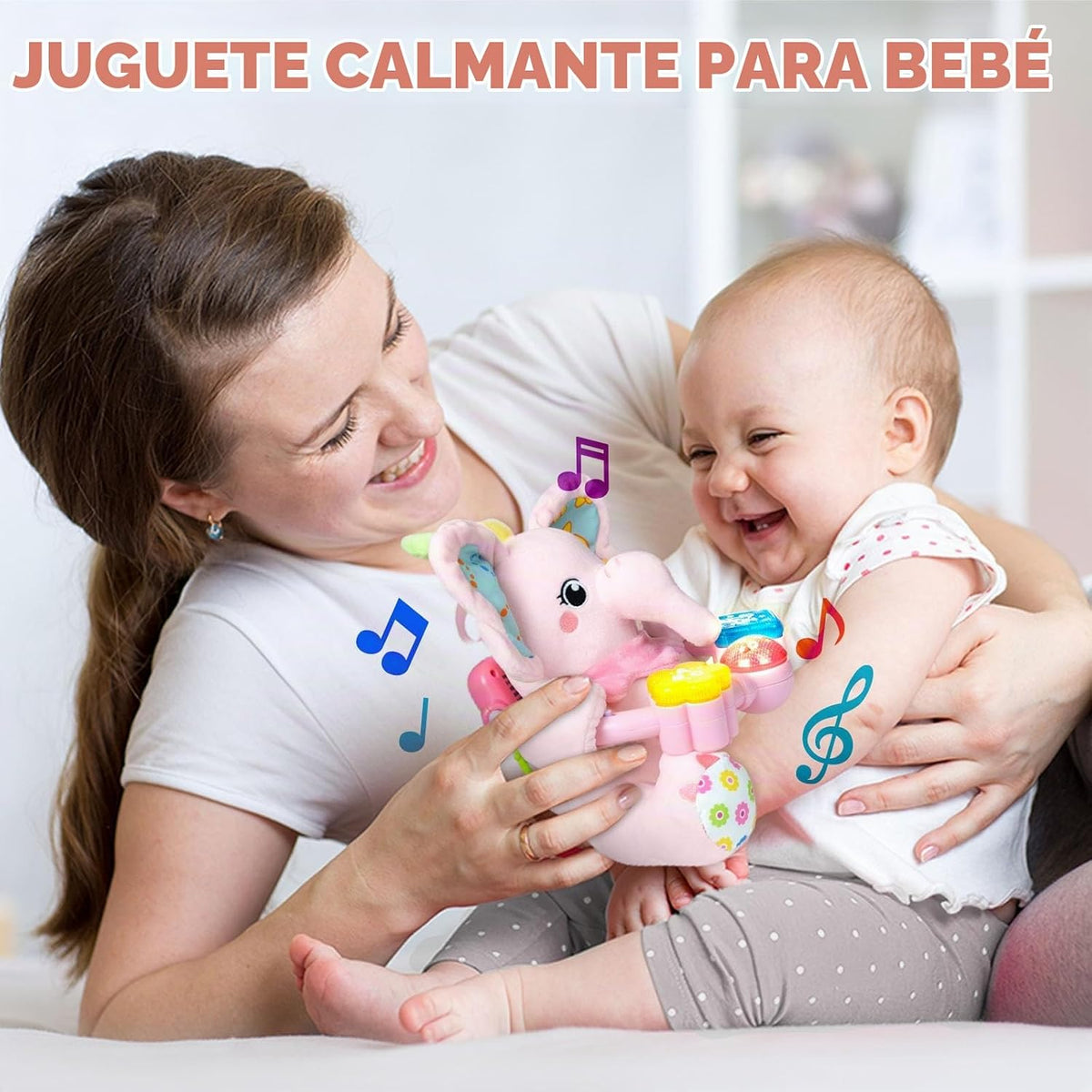 Ryotagift Animales de Peluche Juguetes de Elefante Musical Bilingüe...