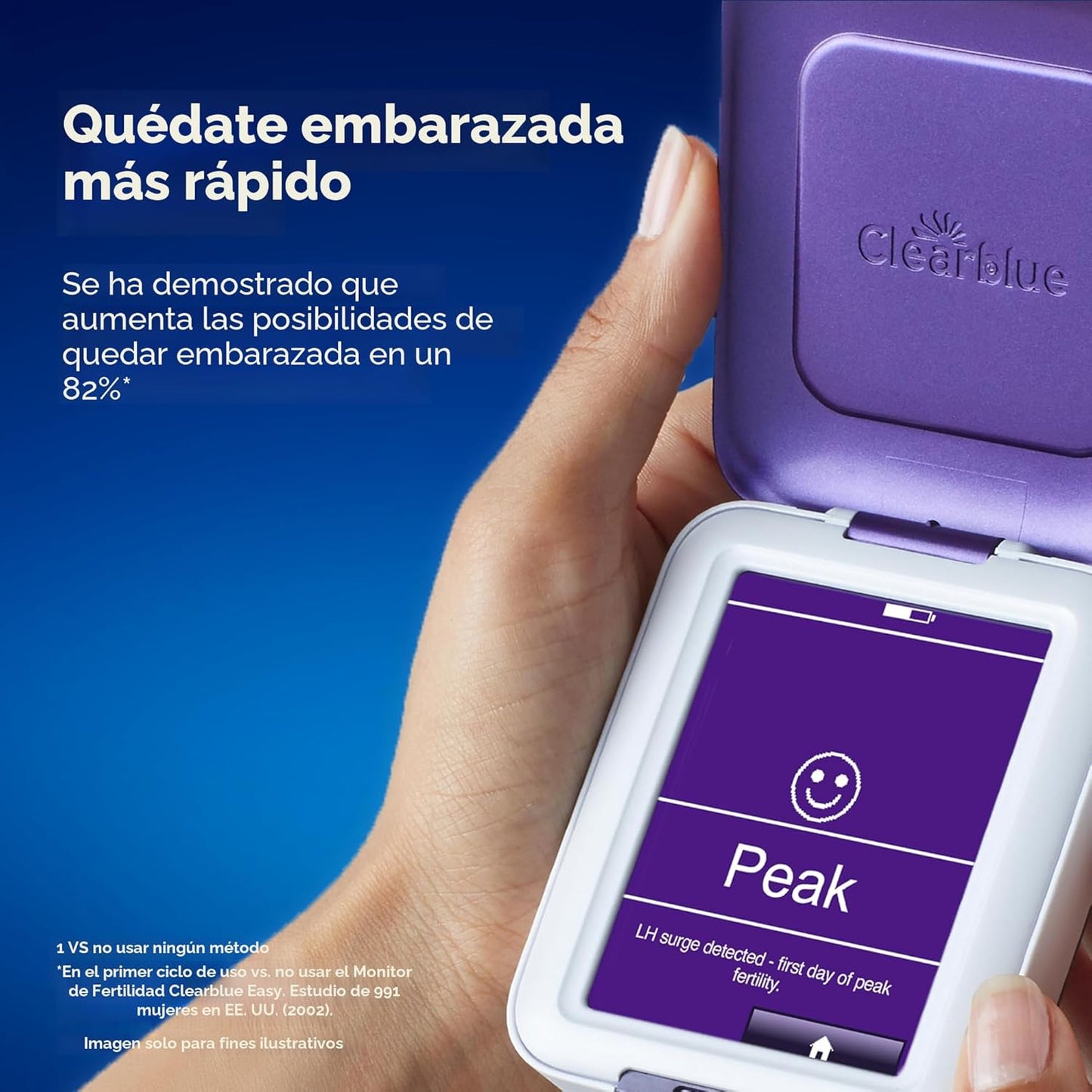 Monitor de fertilidad de ClearBlue, NA, Azul, 1, 1
