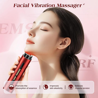 INTEO Dispositivo facial de microcorriente, 3 modos de terapia de l...