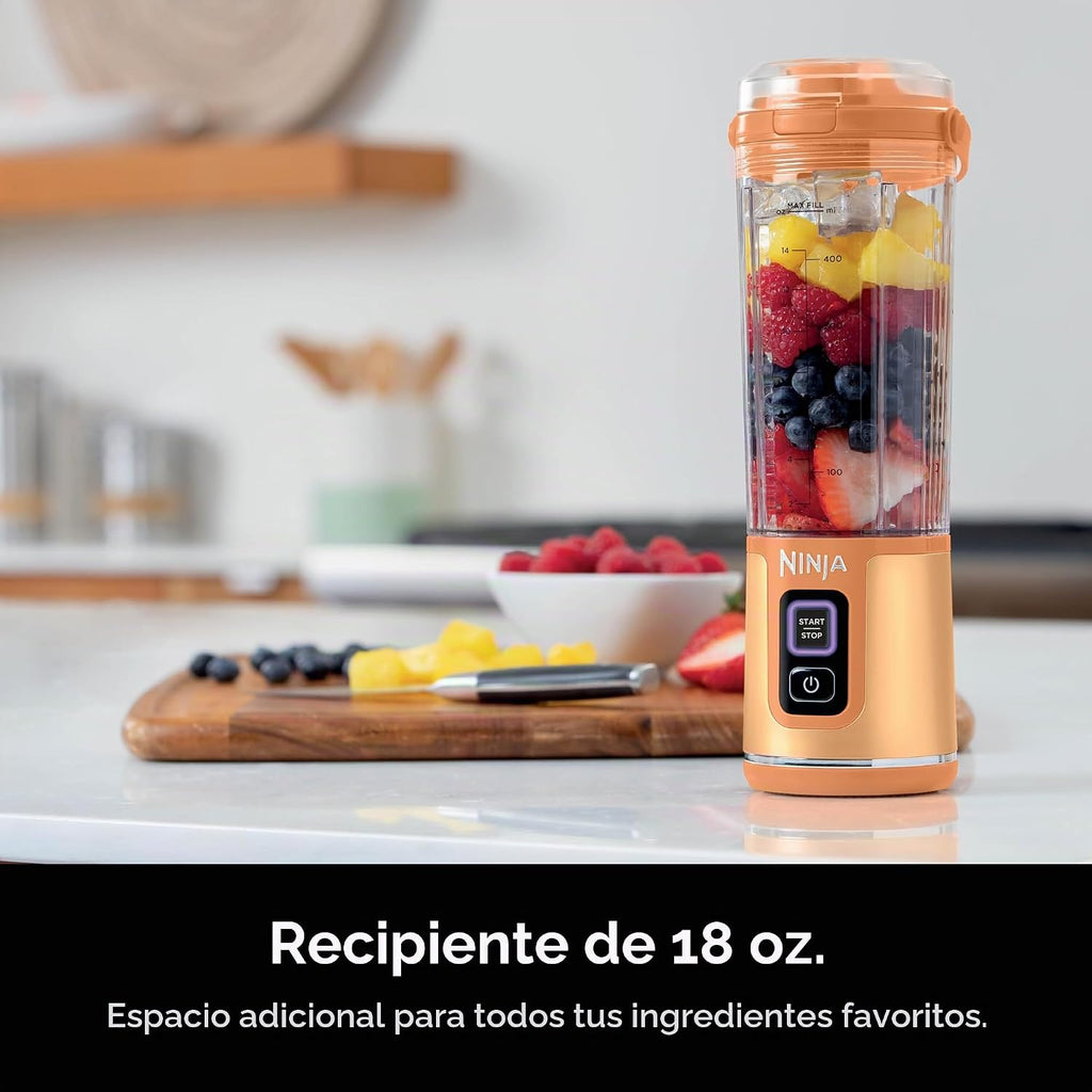 Ninja Blast Licuadora Portátil, Inalámbrica, Recipiente de 18 oz.,...