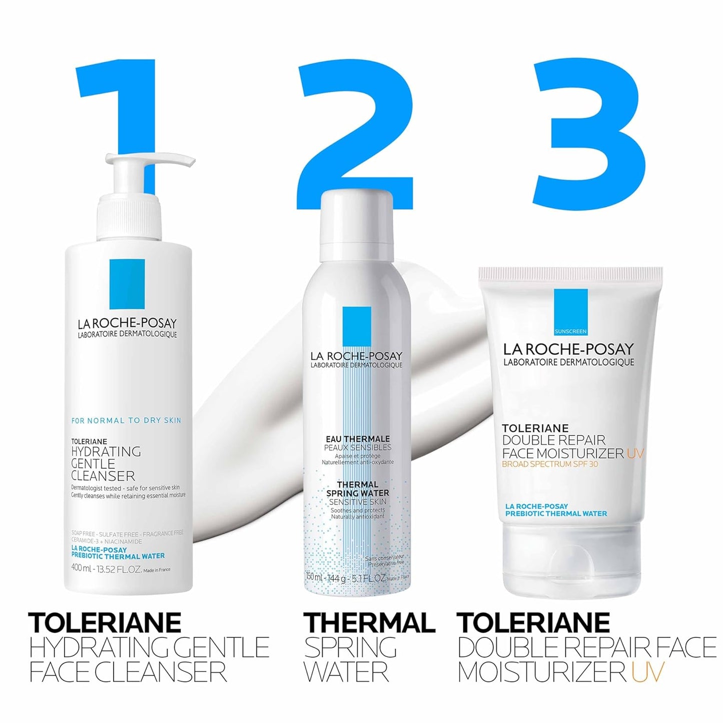 La Roche-Posay Toleriane - Hidratante UV SPF de doble reparación pa...