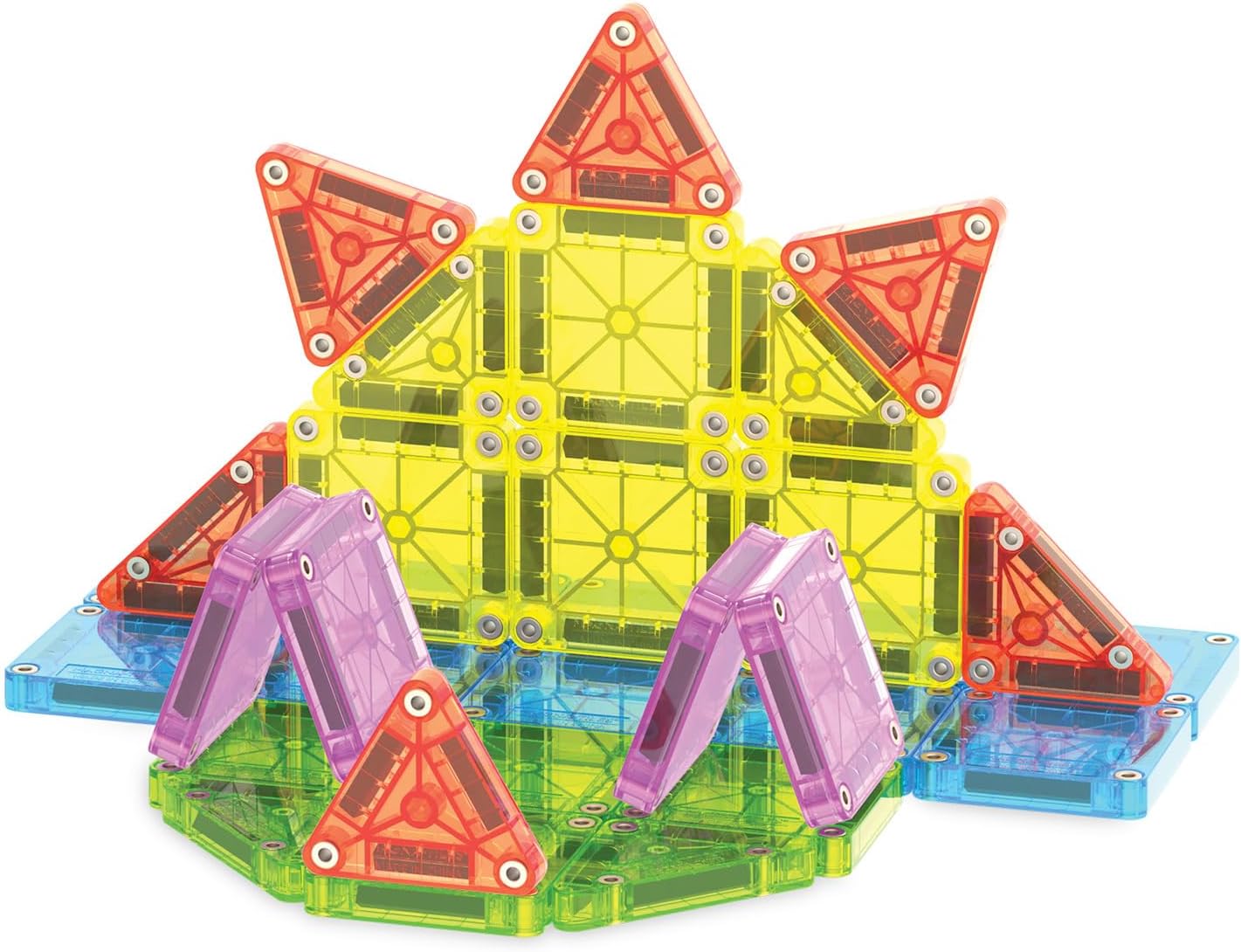 Magna-Tiles microMAGS Set de Viaje Deluxe de 55 Piezas de