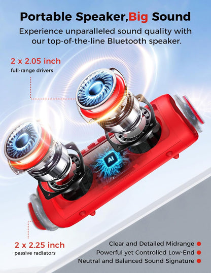 BolaButty Altavoz Bluetooth con sonido HD, inalámbrico portátil, IP...