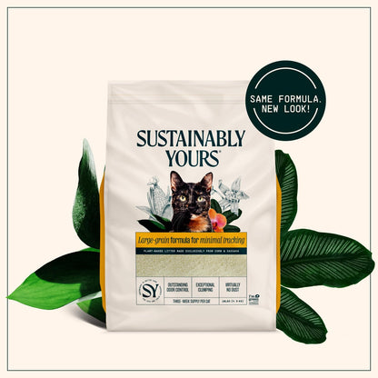 Sustainably Yours Arena para gatos, fórmula de grano grande 10 libras