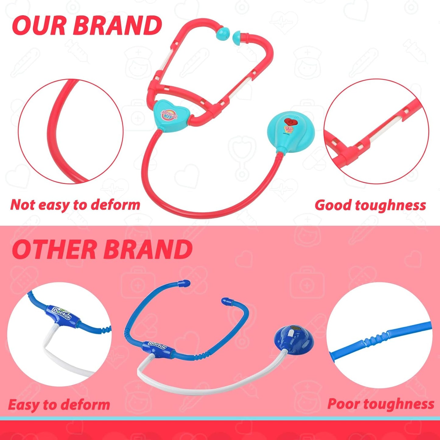 Kit de médico de juguete Liberry para niños pequeños de 2, 3, 4 y 5...