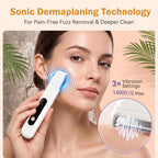 Maquinilla de afeitar eléctrica Sonic Dermaplane para la cara de la...