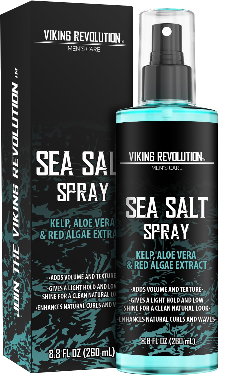 Viking Revolution Spray de Sal Marina para Hombres - Spray Texturiz...