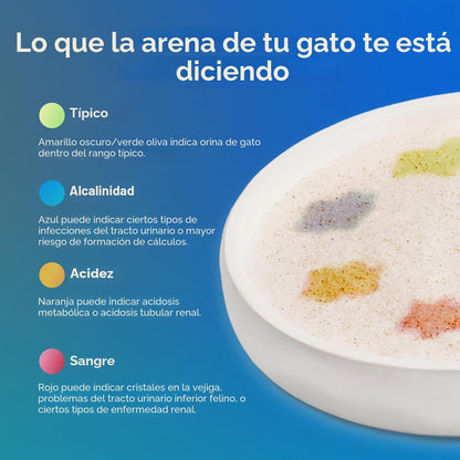 PrettyLitter Arena para gatos con monitoreo de salud (flor de loto,...