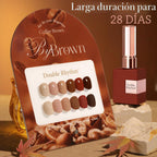 Double Rhythm - Juego de esmalte de uñas en gel de 6 piezas, 15 ml,...