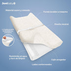 Jool Baby Serenity Almohadilla de Cambio Suave + Funda Lavable, Ant...