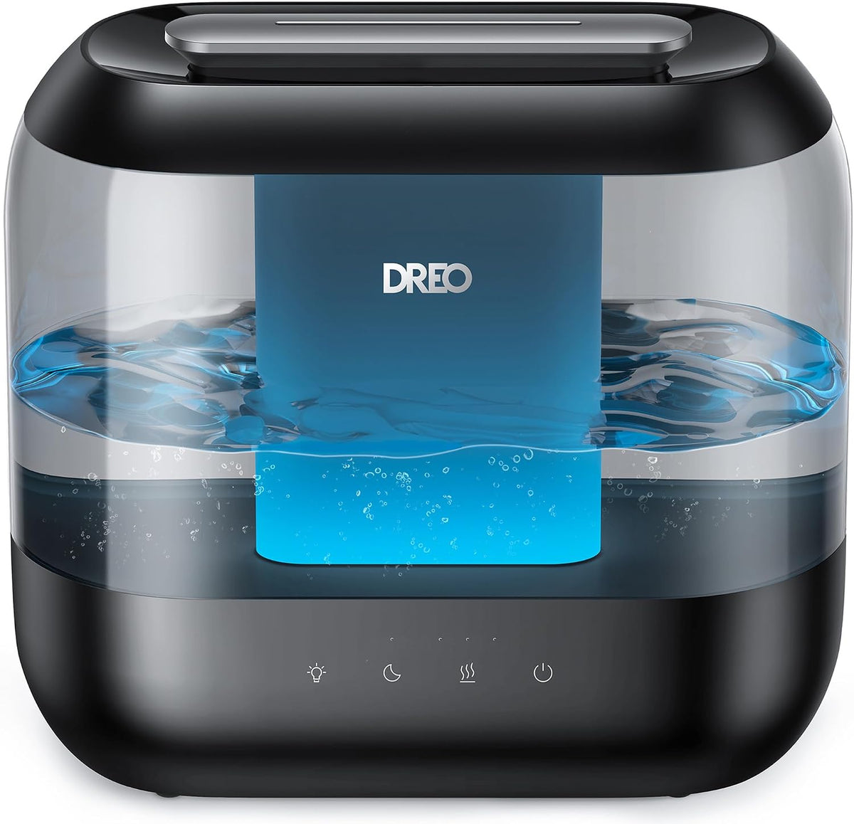 Dreo Humidificadores para dormitorio, llenado superior de 4L para h...