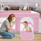XVISHX Corralito para bebés de 50 x 50 pulgadas, corralitos de jueg...