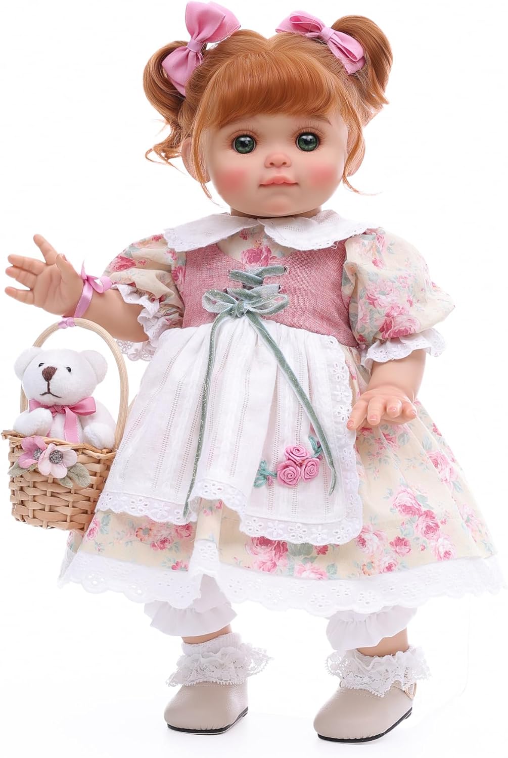 Muñeca bebé de Cloveray, muñeca reborn realista de 18 pulgadas con...