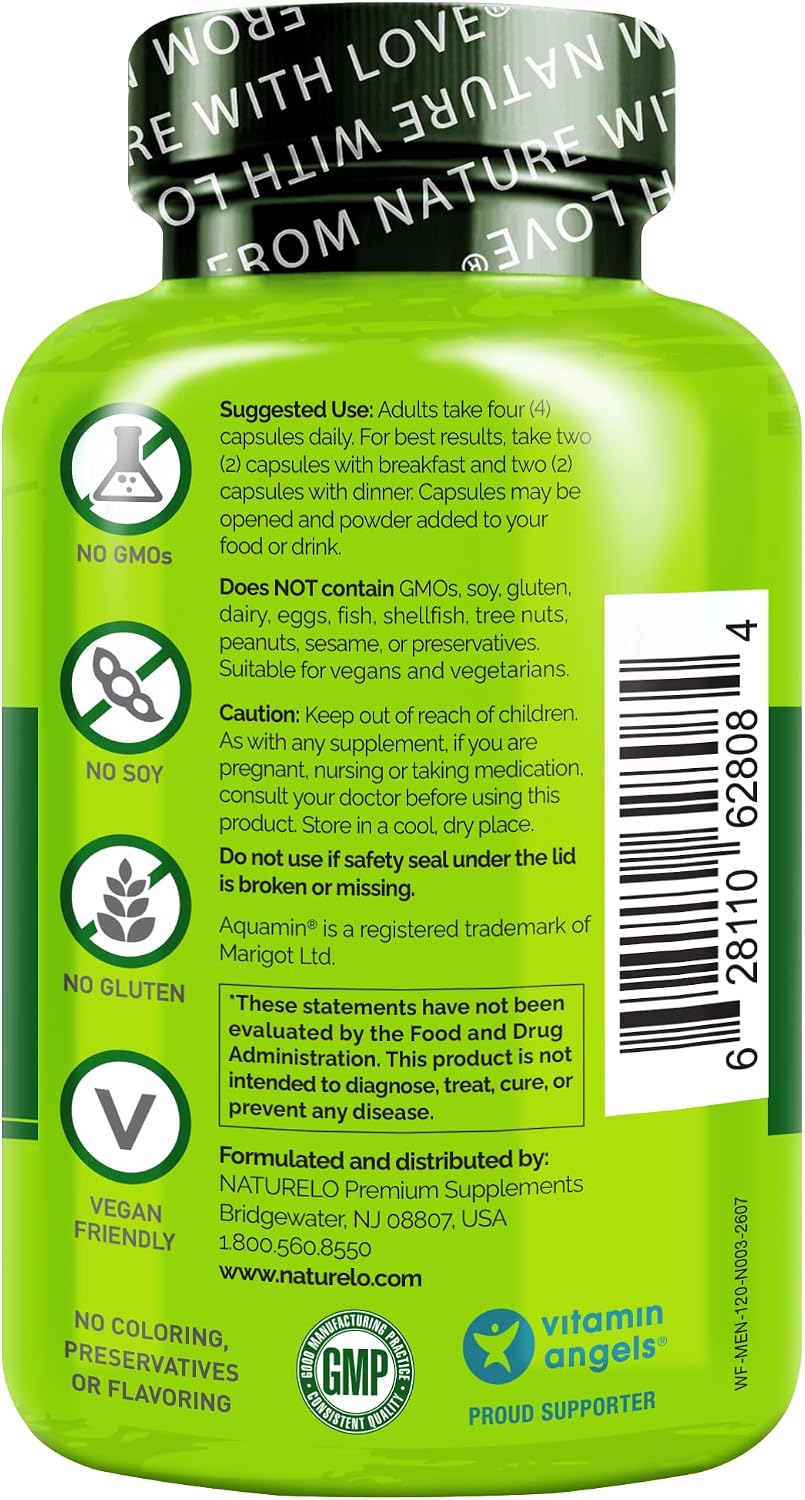 Naturelo Multivitamina alimentaria completa para hombres, 1