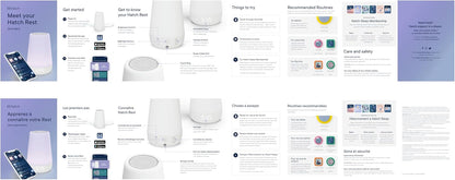 Hatch Rest Baby - Máquina de sonido para bebé, luz nocturna | 2ª ge...