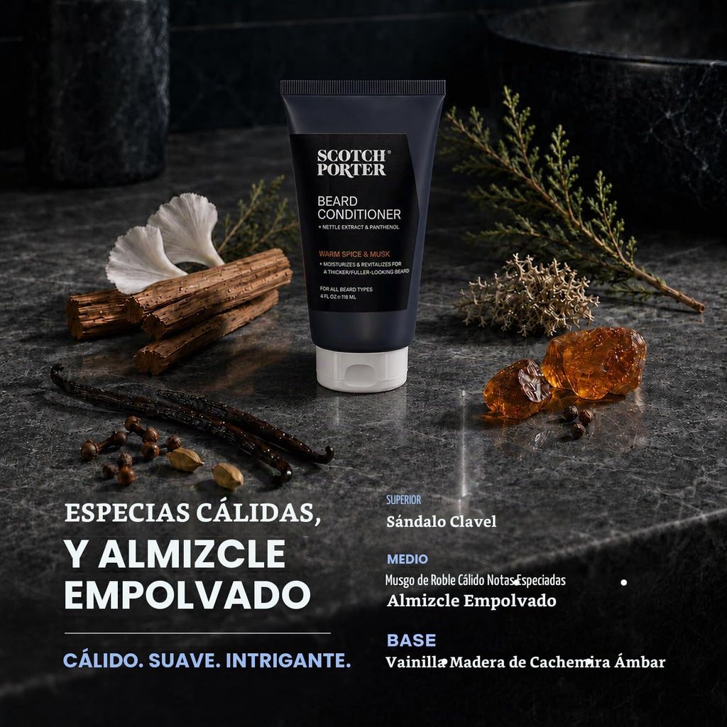 Scotch Porter Hidratar y nutrir el acondicionador de barba para hom...