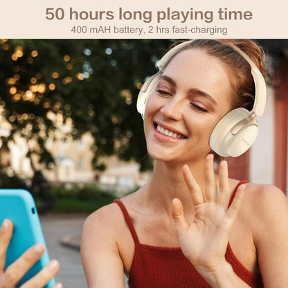 RORSOU B8 auriculares Bluetooth supraaurales, 6 modos de música EQ...