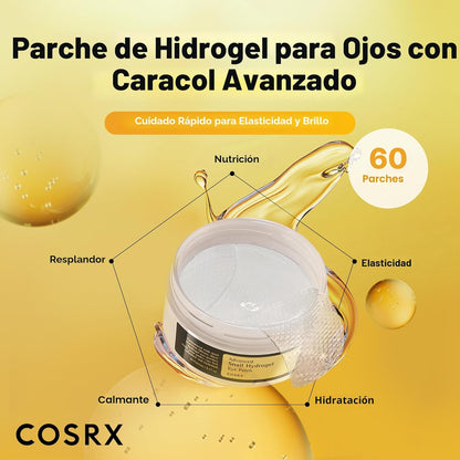 COSRX Advanced Snail Hydrogel Eye Patch (60 piezas), máscara de sue...