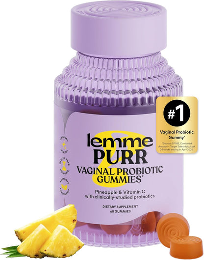 Lemme Purr Gomitas probióticas vaginales para mujeres - pH equilibr...