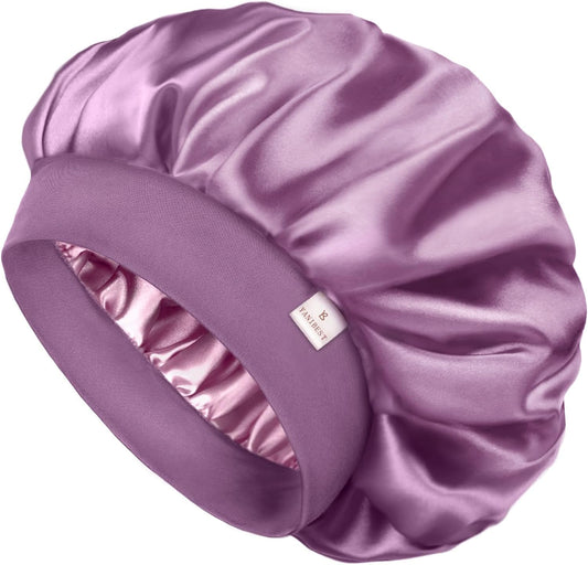 YANIBEST Gorro de seda para hombres y mujeres, gorro de satén de do...