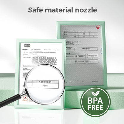 Momcozy Aspirador Nasal para Bebé, Aspirador Nasal Eléctrico de 3 Niveles de Succión para Bebé, Recién Nacido y Niño Pequeño, Aspirador Nasal Portátil con Luz Tranquilizante y Música