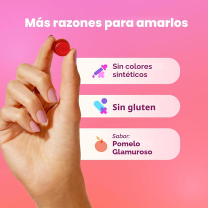 OLLY Undeniable Beauty - Gomitas de belleza para el cabello, piel,...