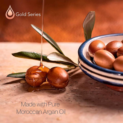 Gold Series - Máscara de tratamiento de aceite de argán hidratante...