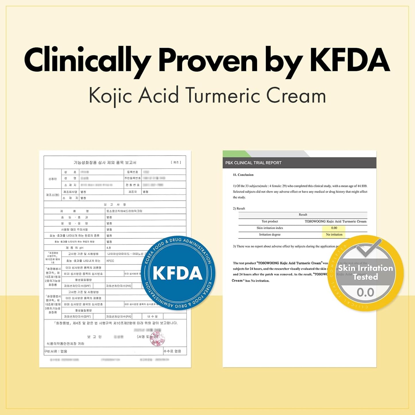 TOSOWOONG Crema de cúrcuma de ácido kójico, 99% de pureza de ácido...