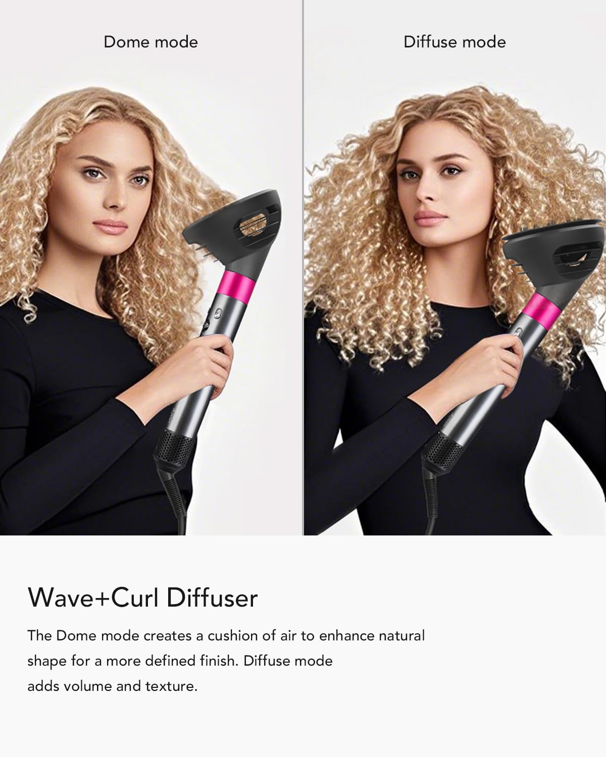 Difusor Wave+Curl para Dyson Airwrap Styler, accesorio de boquilla...