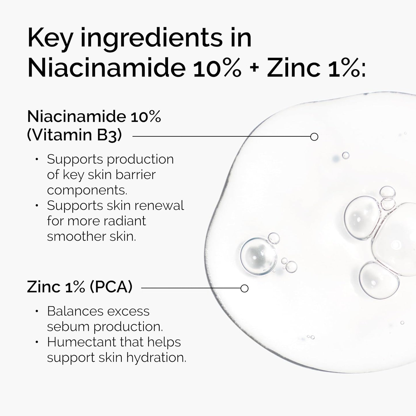 The Ordinary Niacinamide 10% + Zinc 1%, Smoothing Serum for Blemish...