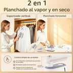 EICORA Vaporizador de mano para ropa, vaporizador 2 en 1 y plancha...