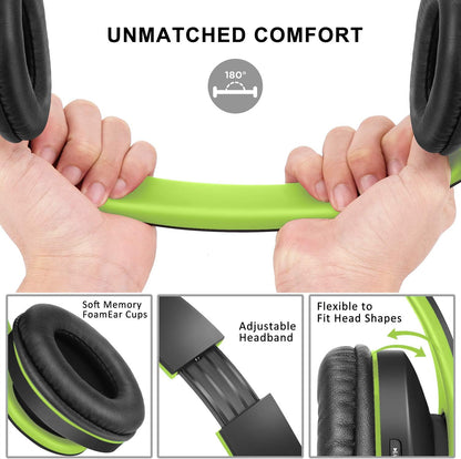 ZIHNIC Auriculares Bluetooth Over-Ear, Auriculares Estéreo Inalámbr...